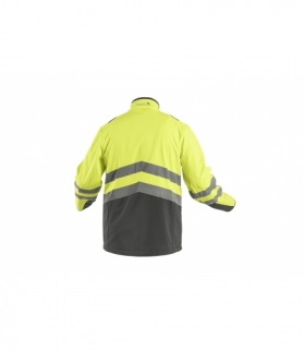 Kurtka softshell ostrzegawcza M