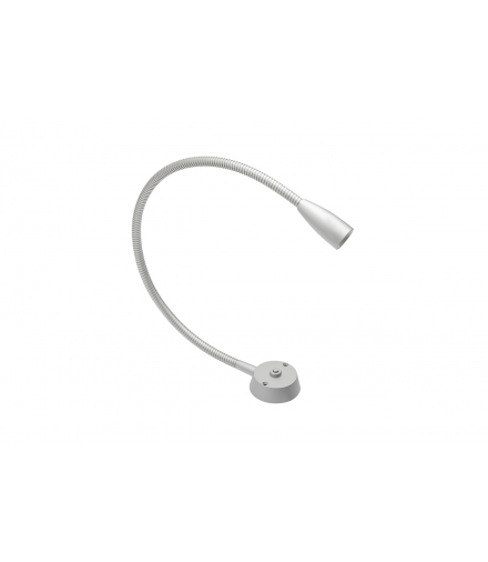 Lampka LED BOSTON 2 łóżkowa, 12V, LED 1W, ciepły biały, włącznik na bazie, IP20, aluminium