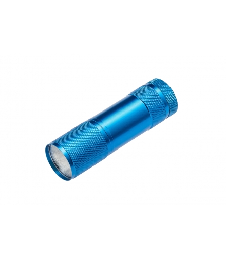 Latarka kieszonkowa na baterie 3xAAA 1,5 V,3W,150lm,6400K,22m,IP20,niebieska