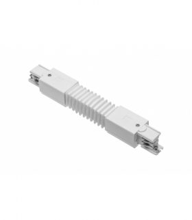 Łącznik elastyczny do szynoprzewodu 3-fazowego X-RAIL, 249 mm, biały