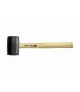 Młotek gumowy czarny 680g