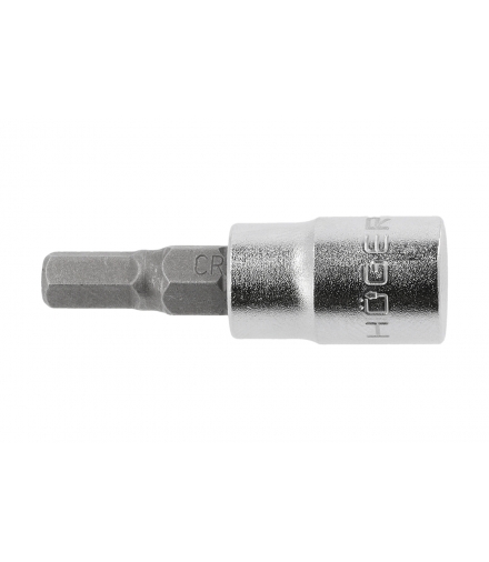 Nasadka z końcówka wkrętakową Hex 4 mm, 1/4"