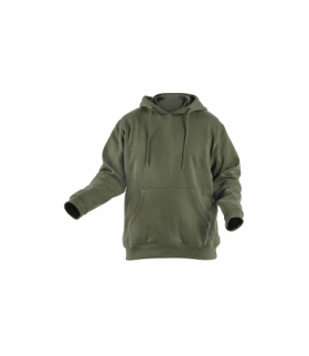 NIERS bluza bawełniana ciemny zielony L