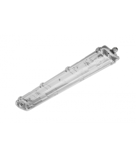 Oprawa hermetyczna LOTUS LED 218, T8 LED-J, G13, AC220-240V, 50/60Hz, IP65, ABS/PC, szary