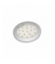 Oprawa LED Lumino srebrna 12V DC, 1.5W, 16 SMD3528, ciepły biały, 2m przewód z miniAMP
