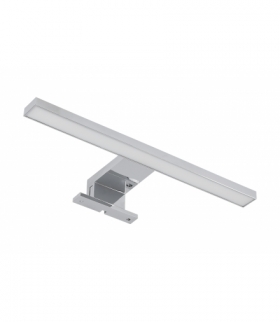 Oprawa led Radius II plastikowa z wysięgnikiem 304mm, zimny biały, 5W, 230V, IP44, chrom