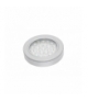 Oprawa LED srebrna wpuszczana z dystansem Vasco, 12V DC, 1.7W, 24 SMD3528, neutralny, 200cm przewód