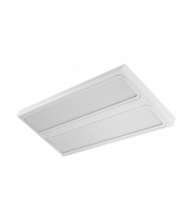 Oprawa LED VERONA 25W, 2x60cm, 2750lm, AC220-240V, 50/60Hz, IP20, neutralny biały, natynkowa, biały