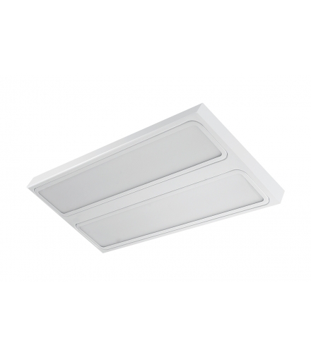 Oprawa LED VERONA 25W, 2x60cm, 2750lm, AC220-240V, 50/60Hz, IP20, neutralny biały, natynkowa, biały