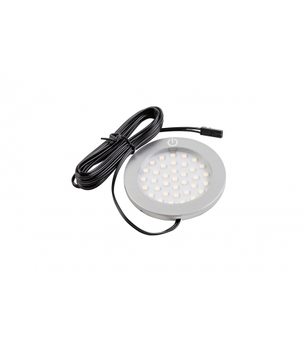 Oprawa ledowa z włącznikiem Castello, 12V DC, 2.8W, 36 SMD3528, neutralny, 200cm przewód z miniAMP (