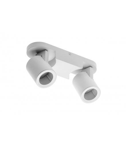 Oprawa sufitowa BLINK, AC220-240V, 50/60 Hz, GU10, max. 20W*2, IP20, podwójna, biała