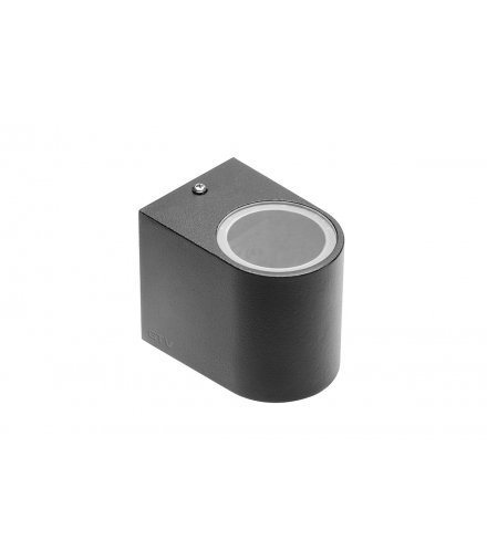 Oprawa ścienna jednokierunkowa, TIAGO, GU10, MAX. 35W, IP54, AC220-240V, 50/60Hz, czarna