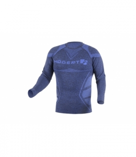 OSTE bezszwowa koszulka termiczna niebieski M-L