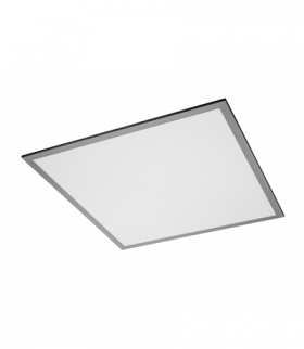 Panel LED GALAXY-UGR 40W, 4400lm, AC220-240V, 50/60Hz, IP54, 60x60cm, neutralna biała, szary, PZH