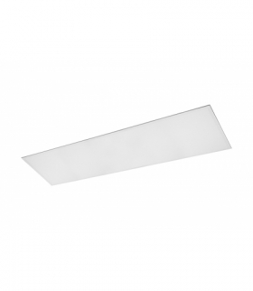 Panel LED KING+ 45W, 4500lm, AC220-240V, 50/60Hz, IP54, 120x30cm, neutralna biała, biały