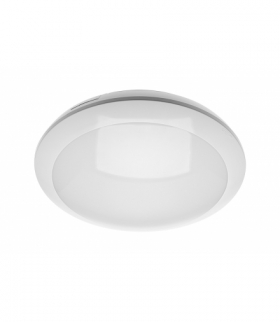 Plafoniera TOKIO-D16 LED czuj. mikrofalowy,1200lm,AC220-240V,50/60Hz,360°,IP66,4000K,biały,ściem.