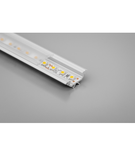 profil aluminiowy LED kątowy GLAX silver 2 m
