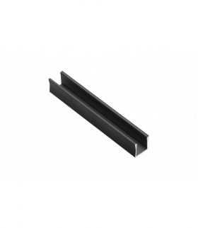 Profil aluminiowy LED nakładany GLAX Mini wysoki 14mm czarny mat 2 m