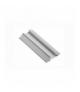 Profil aluminiowy LED przegrodowy, nabijany (do wypełnień obrzezem) GLAX silver PŁYTA 16mm 3