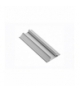 Profil aluminiowy LED przegrodowy, nabijany GLAX silver PŁYTA 16mm 2m