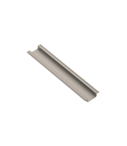 Profil aluminiowy LED z kołnierzem GLAX champagne 2 m (wpuszczany)