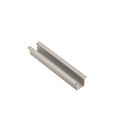 Profil aluminiowy LED z kołnierzem GLAX Mini wysoki 12,5mm szampan 2 m (wpuszczany)