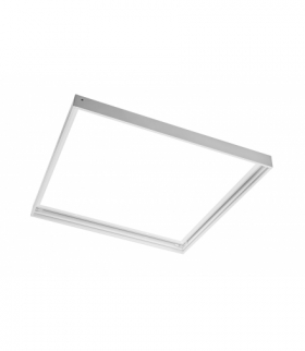 Rama do montażu natynkowego paneli LED 60x60cm (TYPU KING, PRINCE, INNOVO), biała