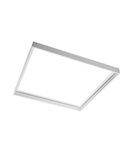 Rama do montażu natynkowego paneli LED 60x60cm (TYPU KING, PRINCE, INNOVO), biała