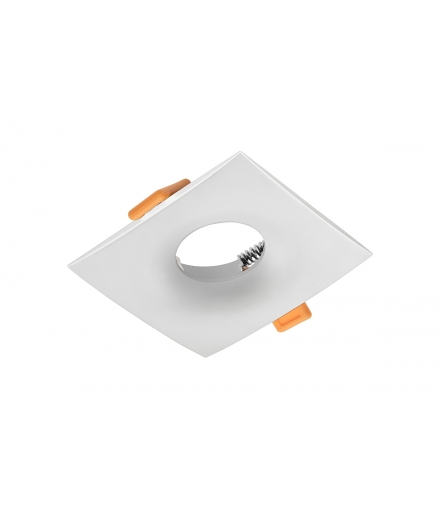 Sufitowa oprawa punktowa AURORA, IP20, kwadratowa, biała