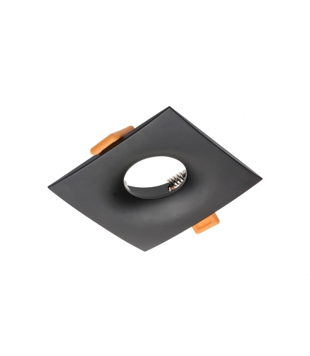 Sufitowa oprawa punktowa AURORA, IP20, kwadratowa, czarna