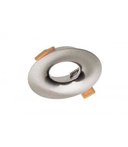 Sufitowa oprawa punktowa AURORA, IP20, okrągła, inox/satyna