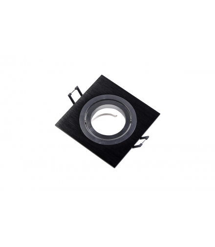 Sufitowa oprawa punktowa MORENA, IP20, kwadrat, czarna