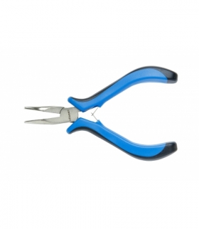 Szczypce precyzyjne wygięte 130 mm