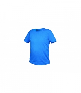 T-shirt bawełniany, niebieski, 2XL