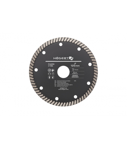 Tarcza diamentowa 230 mm, super cienka, cegła, klinkier, beton komórkowy, kostka brukowa, płytki ceramiczne HT6D716