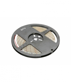 Taśma Flash 2835, 300 LED ciepły biały, 33W, bez żelu 8mm, Rolka 5m, 12V