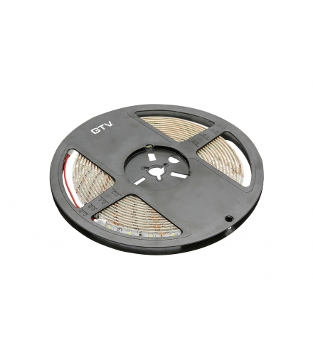 Taśma Flash 2835, 300 LED neutralny biały 4000K, 30W/5m bez żelu 8mm, Rolka 50m, 12V