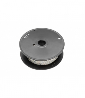 Taśma Flash 3528, 300 LED zimny biały, 24W, bez żelu 8mm, Rolka 5m, 12V