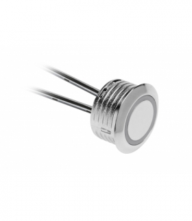 Włącznik dotykowy ściemnialny 12V DC, max.20W, przewód 1500mm, chrom