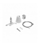 Zestaw do zwieszenia szynoprzewodu 3-fazowego X-RAIL-mocowanie sufitowe, linka 1,5m, mocowanie Easy XAE-ZZWECLB-00