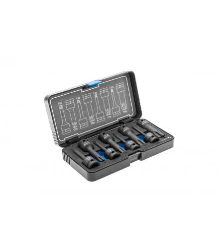 Zestaw kluczy trzpieniowych, udarowych Torx, 8 szt., 1/2", CrMo