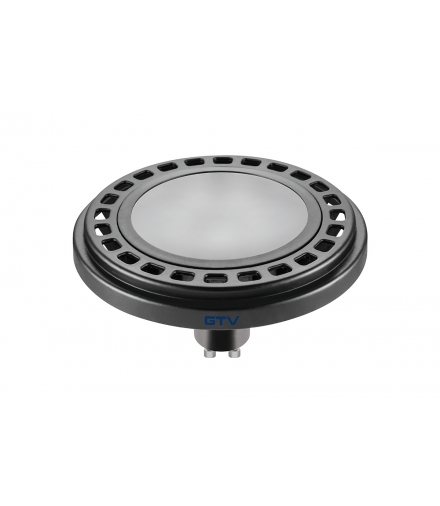 Źródło światła LED, ES111, 12W, GU10, 850 lm, AC220-240V, 50-60Hz,120°,104mA,4000K,czarny,sz.m.,65mm