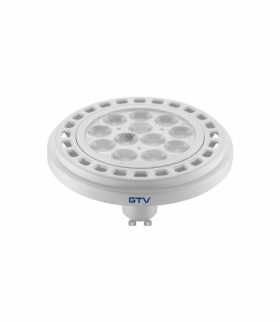 Źródło światła LED, ES111, 12W, GU10, 950 lm, AC220-240V, 50-60Hz,45°,104mA,3000K, biały,sz.p.,65mm