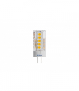 ŹRÓDŁO ŚWIATŁA LED, SMD 2835, CIEPŁA BIAŁA G4, 3,5W, 12 V DC, KĄT ŚWIECENIA 360*, 320lm, 3000K