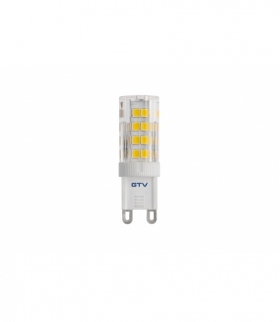 ŹRÓDŁO ŚWIATŁA LED, SMD 2835, NEUTRALNA BIAŁA G9, 3,5W, AC220-240V, KĄT ŚWIECENIA 360*, 320lm, 38mA,