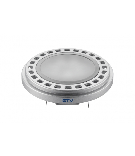 ŻARÓWKA LED, AR111, 12W, 12XPOWER LED, CIEPŁY BIAŁY, G53, KĄT ŚWIECENIA 120*, zasilanie 12V, 850 Lm