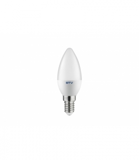 ŻARÓWKA LED, C30, SMD 2835, CIEPŁY BIAŁY, E14, 3W, AC220-240V, kąt świecenia 160*, 200 lm, 33 mA