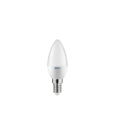 ŻARÓWKA LED, C30, SMD 2835, CIEPŁY BIAŁY, E14, 6W, AC220-240V, kąt świecenia 160*, 470 lm, 52 mA