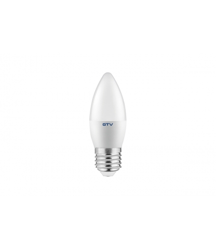 ŻARÓWKA LED, C30, SMD 2835, CIEPŁY BIAŁY, E27, 6W, AC220-240V, kąt świecenia 160*, 470 lm, 52 mA