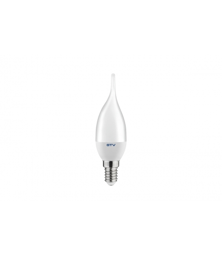 ŻARÓWKA LED, C30L, SMD 2835, CIEPŁY BIAŁY, E14, 6W, AC220-240V, kąt świecenia 160*, 470 lm, 52 mA